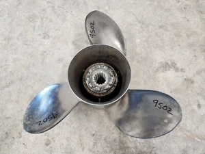 13" X 21P MICHIGAN WHEEL STAINLESS STEEL PROPELLER, SSM-621-2-C, MERCURY, P9502 - Picture 1 of 18