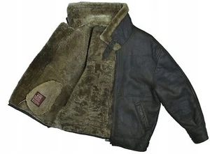 HOLLIES Typ B3 Leder Herren Shearling Pilot Jacke XXL - Bild 1 von 7