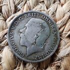 Rare+1920+United+Kingdom+Great+Britain+GEORGE+V+Silver+Florin+Shillings+Coin+