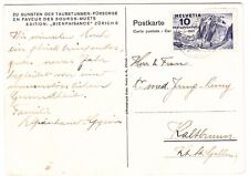 SWITZERLAND  cover postmark  2 Jan. 1932- postcard to Kaltbruun - Pro Juventute