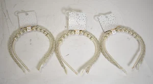 Capelli New York 819250 Headband Set For Girls Pearl & Silver Lot of 6 Headband - Picture 1 of 6