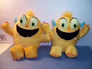 Kohls Cares - gelbes Monster - Plüsch Spiel nicht mit deinem Essen Buch 2 Stück - Bild 1 von 3