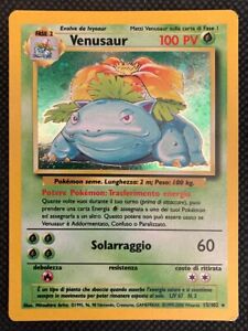 Pokémon Venusaur - Set Base 15/102 - Italiano- HOLO - Excellent