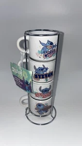 Disney LILO AND STICH Stackable espresso Mugs NEW - Picture 1 of 3