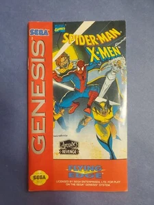 Sega Mega Genesis Spider-Man X-Men Arcade's Revenge Game Instruction Manual - Picture 1 of 2