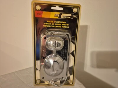 Chrome Master Cylinder Cover for 3"x5-5/8" GM Reservoir Mr. Gasket #5271 - Image 1 of 2