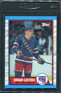 1989 Topps Brian Leetch RC #136 Rangers Nm/mt - Picture 1 of 1