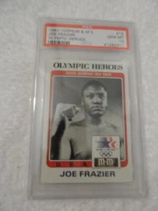 1983 Topps / M & M's Olympic Heroes USA 'Smokin Joe Frazier #15 PSA 10 GEM MT - Picture 1 of 2
