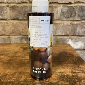 Korres Renewing Body Cleanser Santorini Grape Full Size 8.45oz Hydrate - Imagen 1 de 3