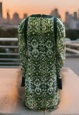 Vestido para mujer BCBG Max Azria colorido estampado de gasa, talla S Foto 1 de 4