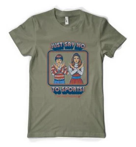 Maglietta Unisex Adulto Just Say No To Sports Anti Consapevolezza Personalizzata - Foto 1 di 20