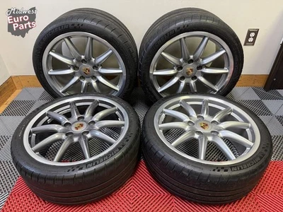 Llantas deportivas OEM 19" Porsche 997 911 Carrera carrocería estrecha NB con juego de neumáticos Foto 1 de 4
