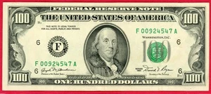1981^^$100^^Federal Reserve Note^^VF+^^ - Picture 1 of 2