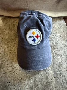 Mütze Kappe Pittsburgh Steelers New Era 9TWENTY blau Riemen hinten Erwachsene verstellbar - Bild 1 von 9