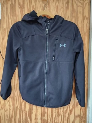 Chaqueta negra Under Armour UA para niños YMD/Mediana Foto 1 de 4