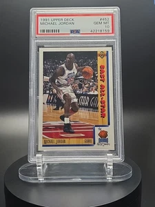 Michael Jordan Hof 1991 cubierta superior #452 PSA 10 - Imagen 1 de 2