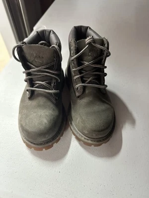 Timberland Premium 6 inch Waterproof Black Nubuck Toddler Boots 12807 Size 7 - Image 1 of 3