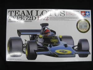 Tamiya 1/12 Big Scale Series No. 46 Team Lotus Tipo 72D 1972 Modelo de plástico - Imagen 1 de 10