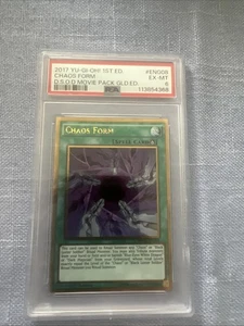 Yugioh Chaos Form MVP1-ENG08 Oro Raro 1ª Edición PSA 6 - Imagen 1 de 2