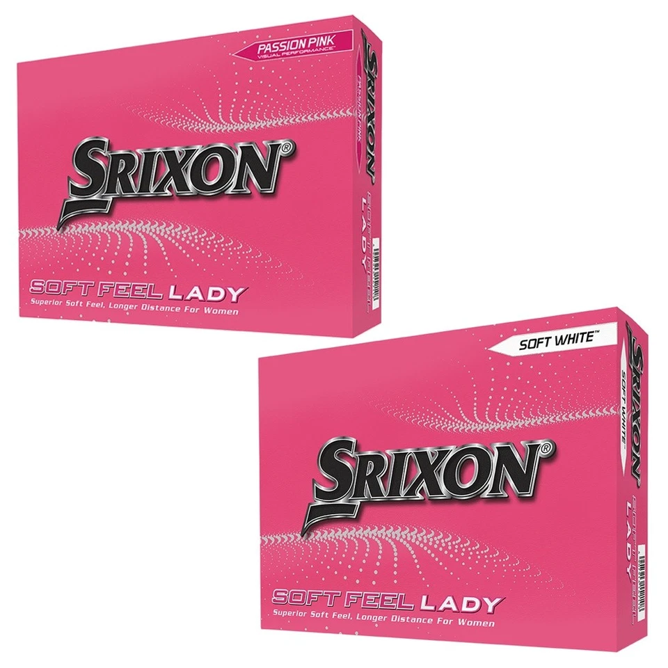 Srixon Women Soft Feel 8 Golf Balls (Prior Generation) 1 Dozen Soft White NEW - Image 1 of 1