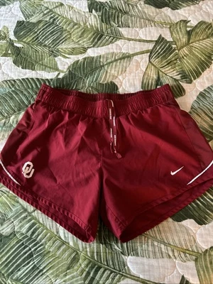 Mens Nike Running Shorts Oklahoma Sooners Football Dri-fit W/ Liner - Image 1 of 4