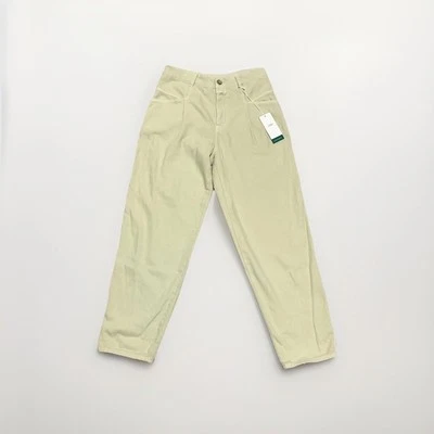 Vaqueros cerrados perlados para mujer de tiro alto holgados talla 27 hechos a mano en Italia NUEVOS NUEVOS CON ETIQUETAS Foto 1 de 4