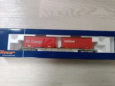 Roco 66627 H0 Containertragwagen der DB in OVP wie neu  - Bild 1 von 4