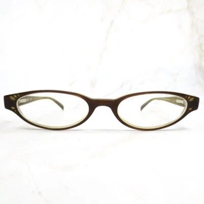 Candie’s Janie Eyeglasses Frame Women's Brown Plastic Oval Full Rim 49-17-135 - Image 1 of 4