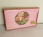 Vintage Roses Flowers Floral 16 Blank Foldable Note Cards SEALED In Package Pink