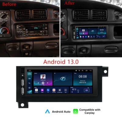 For Old Chrysler Jeep Dodge Plymouth Carplay Stereo Radio GPS Wifi Head Unit 6.8 - Image 1 of 4