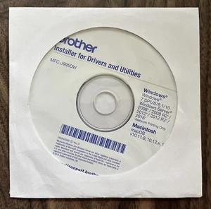 Brother MFC-J995DW Printer Installer for Drivers & Utilities Disk CD - MFCJ995DW - Picture 1 of 2