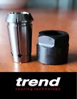 Trend Router 1/2" 12.7mm Collet & Nut For T9, T10, T11