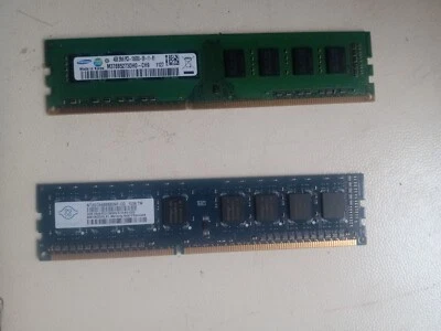 KIT MEMORIE RAM 1 x 4 GB/1 X2 GB = 6 GB DDR3 PC3 10600U 1333 MHz 240 PIN DESKTOP - Immagine 1 di 3