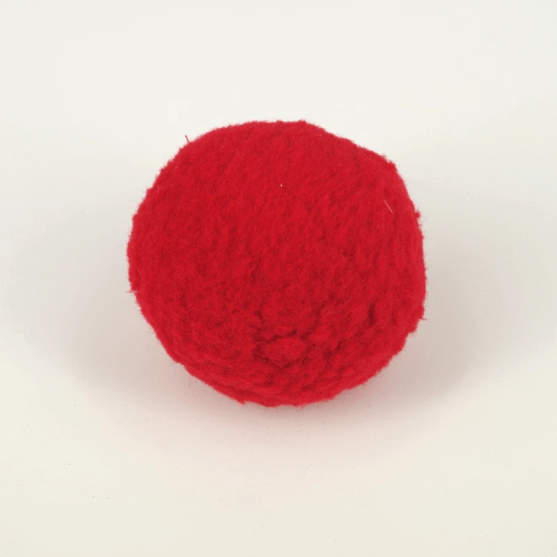 10 x RED BEST QUALITY SOFT POMPOMS POM POMS 30MM - Image 1 of 1