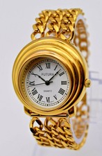 Vintage Ladies FUTURA Gold Tone Bracelet Watch, Analog, Quartz, 8205