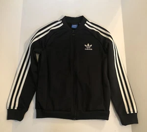 Adidas Black And White Full Zip Small Jacket - Picture 1 of 5