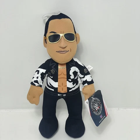 THE ROCK  Bleacher Creature  WWE 10" Plush original tag Cover