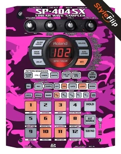 Roland SP - 404SX Skins | Rosa Camuflaje | Calcomanía protectora | StyleFlip Skins - Imagen 1 de 1