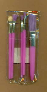 5er Set Make-up Pinsel PINK Kosmetikpinsel Schminkset - Bild 1 von 1