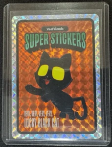 VeeFriends Super Stickers Very Very Very Very Lucky Black Cat Orange Parallel - Picture 1 of 13