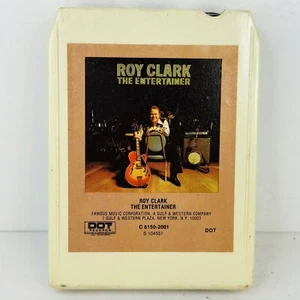 Roy Clark – The Entertainer 1974 8-Track Cartridge Album Dot Records 8150-2001 - Foto 1 di 6