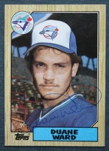Toronto Blue Jays Star Duane Ward signed / autographed 1987 Topps Baseball card- - Picture 1 of 1
