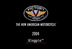 Kingpin 2004 libro manual de los dueños de Victory - Imagen 1 de 12