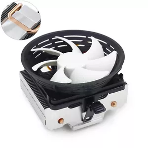 10CM Fan 1 Copper Heat pipe Heatsink Radiator Intel 775 1155 AMD AM3 CPU Cooler - Picture 1 of 8