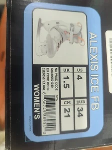 K2 Alexis Ice FB Figure Skates Women's US 4 EU 34 - Picture 1 of 4