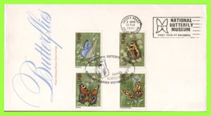 G.B. 1981 Butterflies Post Office First Day Cover, Butterfly Museum Slogan - Picture 1 of 1