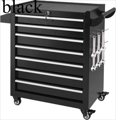 CYPHYJA 7-Drawer Tool Chest with Wheels & Drawers, Toolbox Organizer