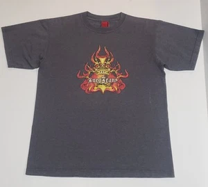 Vintage Jnco Shirt Size L Large Double Sided Graphic Gray - Picture 1 of 6