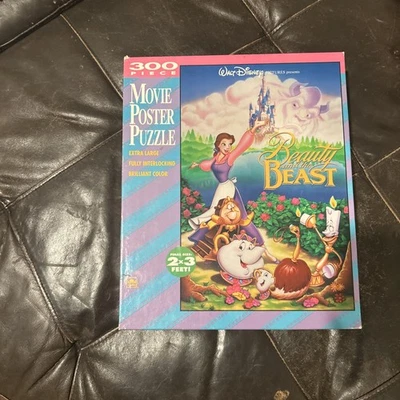 Rompecabezas de póster de película Walt Disney La Bella y la Bestia 300 piezas Foto 1 de 4
