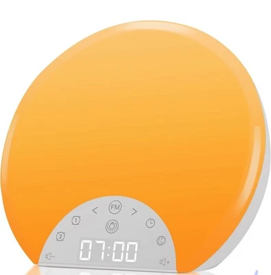 Sunrise Alarm Clock Wake Up Light For Kids Adults Heavy Sleepers With Dual Alarm - Image 1 of 4